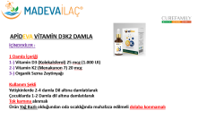 Apideva D3K2 Vitamini 20 Ml