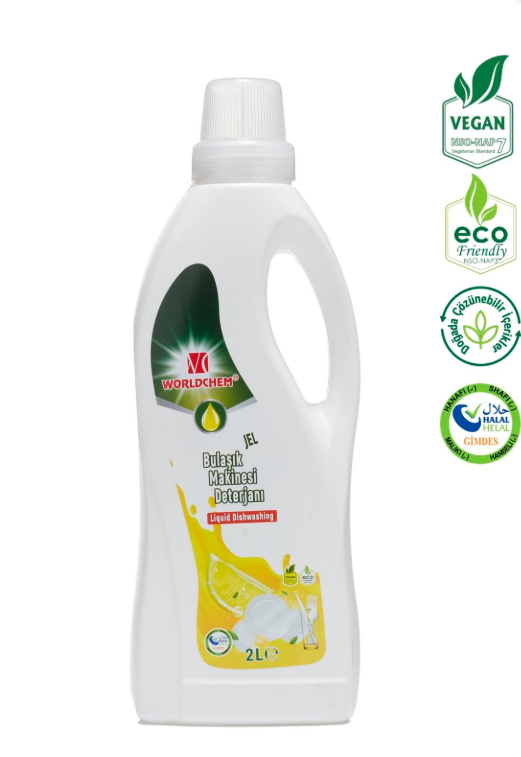 Worldchem Sıvı Bulaşık Makine Deterjan 2lt(Yeni Ürün)