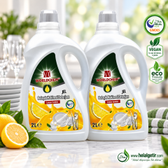 Worldchem Sıvı Bulaşık Makine Deterjan 2lt * 2li Set