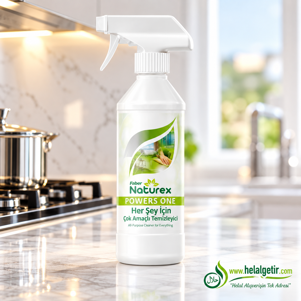 Faber Naturex Her Şey İçin Çok Amaçlı Temizleyici (500 ml Sprey)