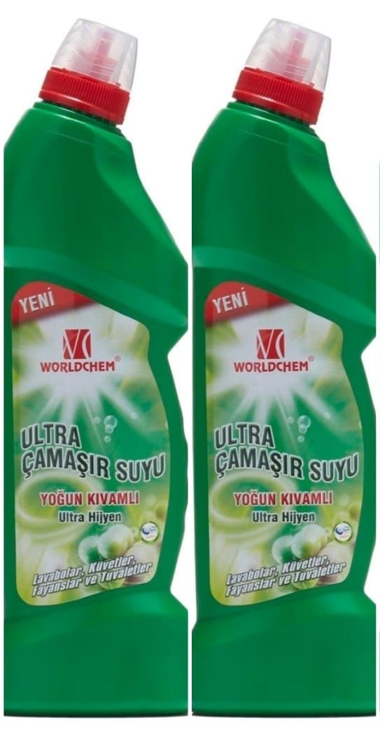 Worldchem Yoğun Kıvamlı Çamaşır Suyu 750 ml * 2li Set