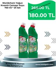 Worldchem Yoğun Kıvamlı Çamaşır Suyu 750 ml * 2li Set