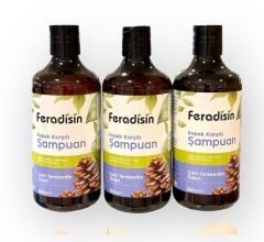 Feradisin Bitkisel Kepekli Saçlar İçin Şampuan 500ml * 3Lü Set