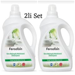 Feradisin Bitkisel Jel Bulaşık Makinesi Deterjanı 2lt * 2Li Set