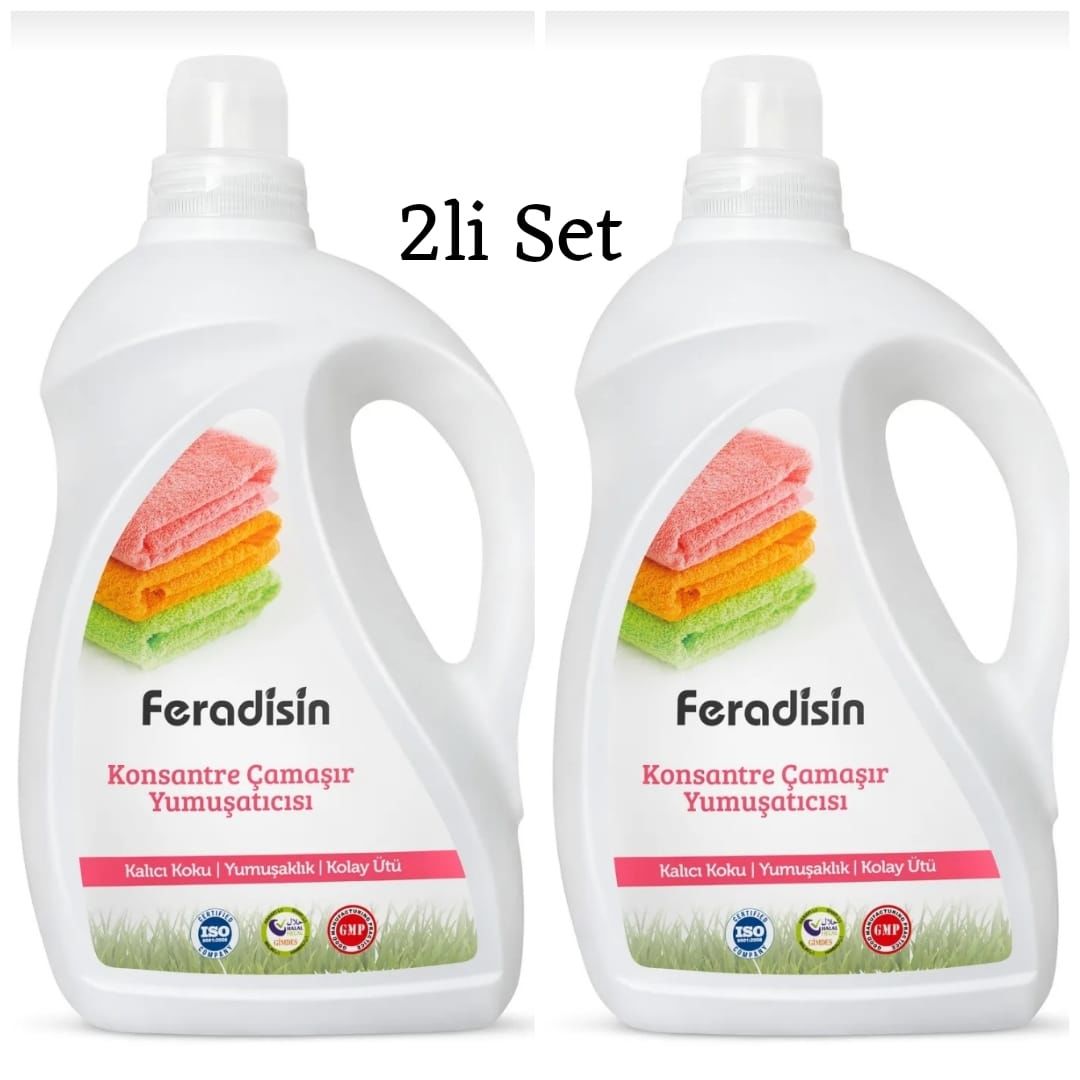 Feradisin Bitkisel Çamaşır Yumuşatıcısı 2lt * 2li Set