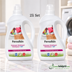 Feradisin Bitkisel Jel Çamaşır Makinesi Deterjanı 2lt * 2li Set