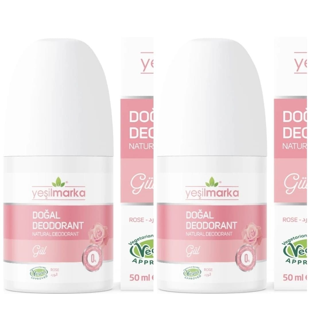 Yeşilmarka Doğal Deodorant – Gül 50ml* 2li Set
