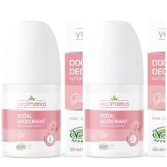 Yeşilmarka Doğal Deodorant – Gül 50ml* 2li Set