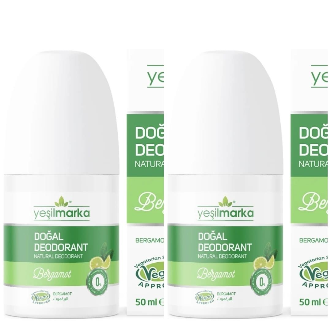 Yeşilmarka Doğal Deodorant – Bergamot 50ml*2li Set