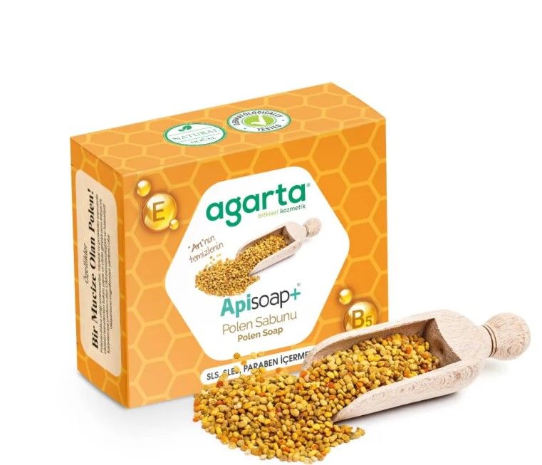 Agarta Doğal Apisoap Polenli Sabun 100gr