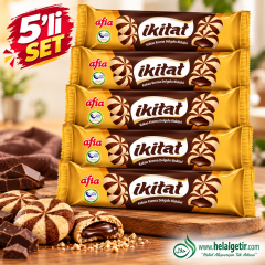 Afia İkitat Kakao Kremalı Bisküvi 80 Gr 5 Adet