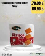 Tatarası Sütlü Petibör Bisküvi 500gr