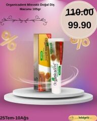 Organicadent Misvaklı Doğal Diş Macunu 105gr