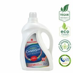 Worldchem Bitkisel Renkliler İçin Sıvı Çamaşır Deterjanı 2LT