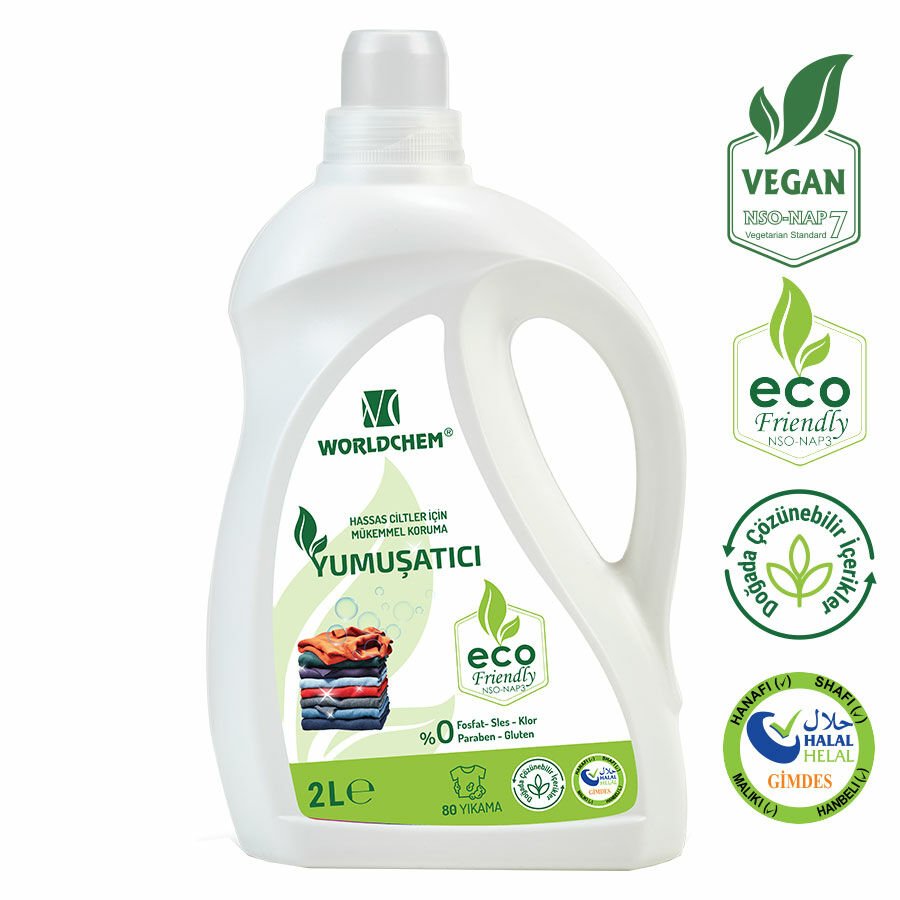 Worldchem Yumuşatıcı Hassas Ciltler  2 Lt