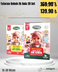 Tatarası İrmikli Yulaflı Sütlü Hurmalı Ek Gıda 200gr*2li Set