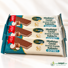Tatarası Hindistan Cevizi Kakao Kremalı Gofret 35gr 3lü Set