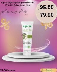 Agarta Doğal Zeytinyağlı Nemlendirici El Ve Cilt Bakım Kremi 75 ml