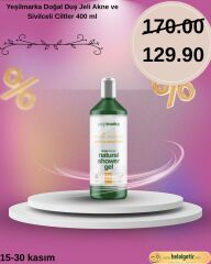 Yeşilmarka Doğal Duş Jeli Akne ve Sivilceli Ciltler 400 ml