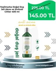 Yeşilmarka Doğal Duş Jeli Akne ve Sivilceli Ciltler 400 ml
