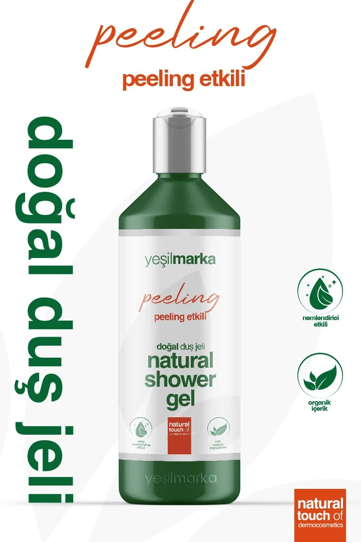 Yeşilmarka Doğal Duş Jeli Peeling Etkili 400 ml