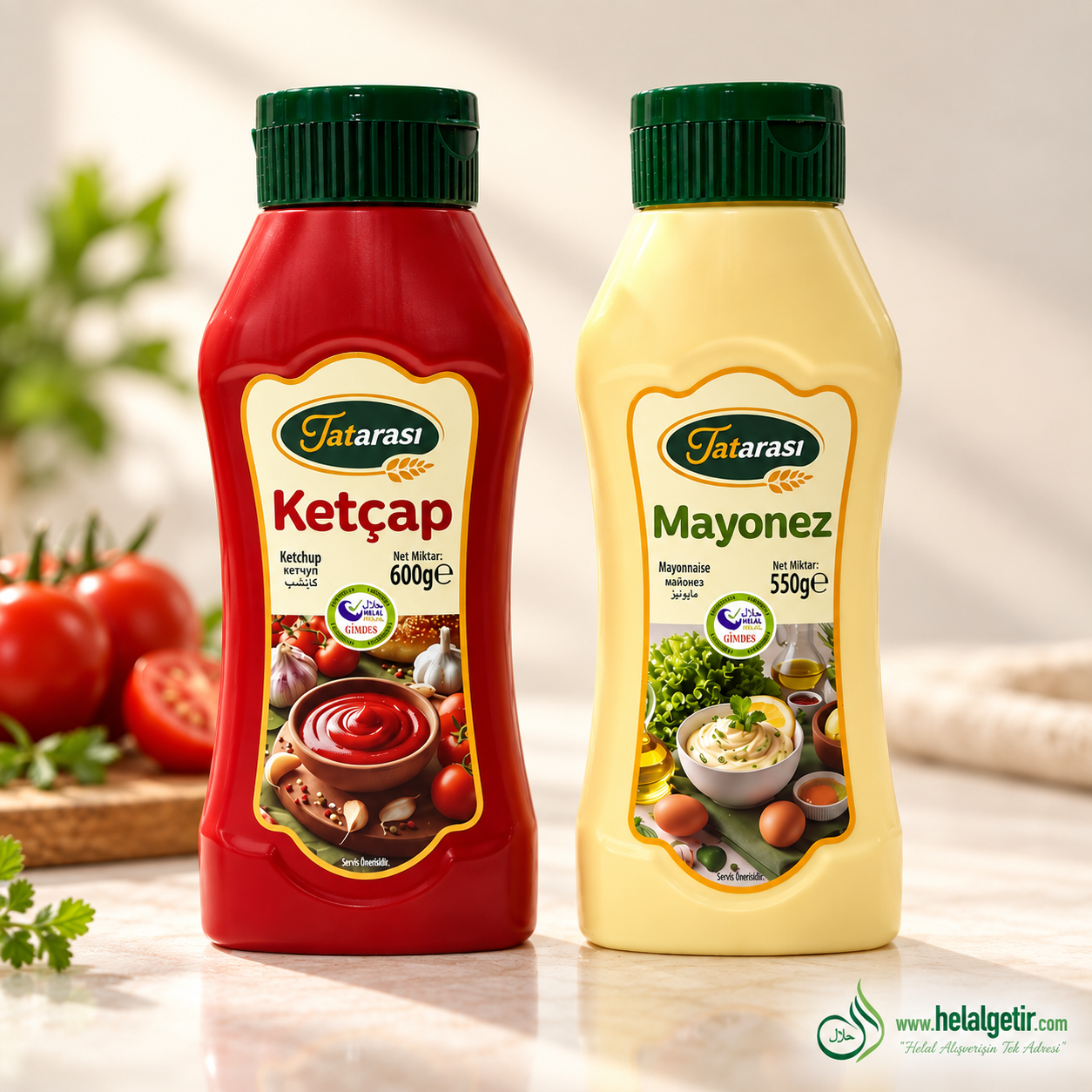 Tatarası Ketçap & Mayonez Set 600-550 GR