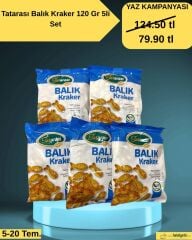 Tatarası Balık Kraker 120 Gr 5li Set