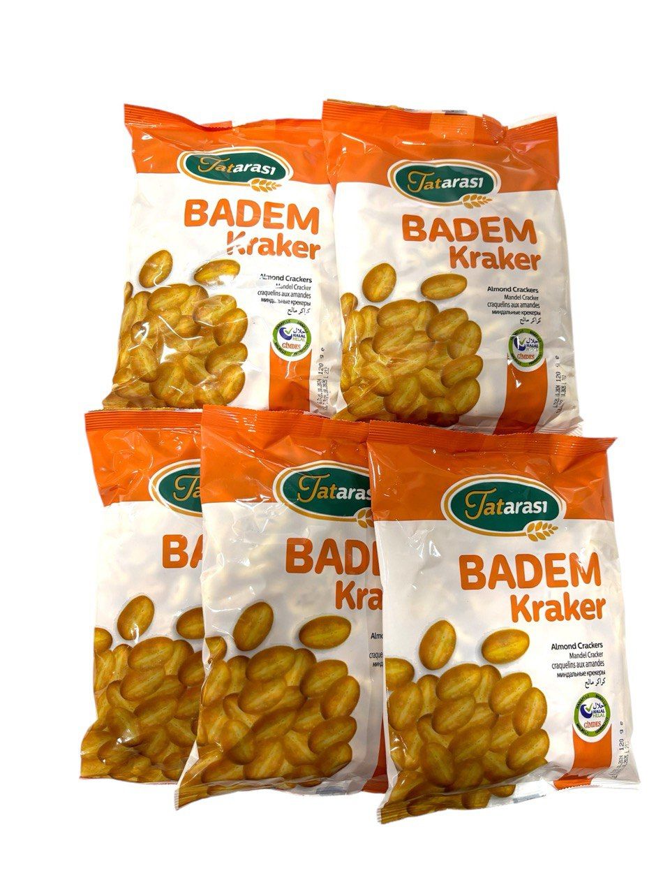 Tatarası Badem Kraker 120gr 5li Set