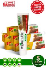 Organicadent Misvaklı Doğal Diş Macunu (5'li Paket)