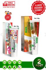 Organicadent Doğal Çocuk ve Misvaklı Diş Macunu (2'li Paket)