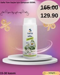 Safia Tüm Saçlar İçin Şampuan 650ML