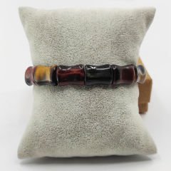 Kemik Kesim Kaplangözü Taşı Doğal Taş Bileklik -107