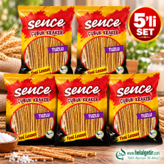 Sence Tuzlu Çubuk Kraker 30 gr 5li Set