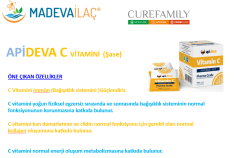Apideva C VİTAMİNİ-ŞASE  (30 şase)