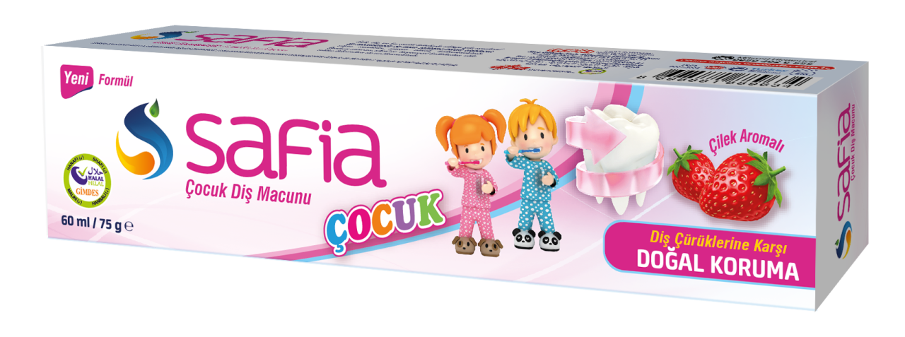 Safia Çocuk Diş Macunu 75GR