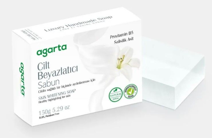 Agarta Doğal Cilt Beyazlatıcı Sabun 150gr