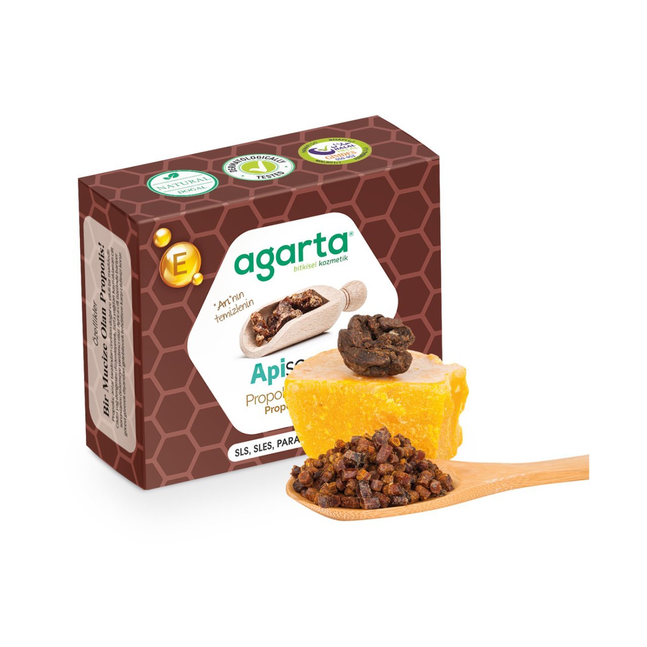 Agarta Doğal Apisoap Propolis Sabunu 125GR