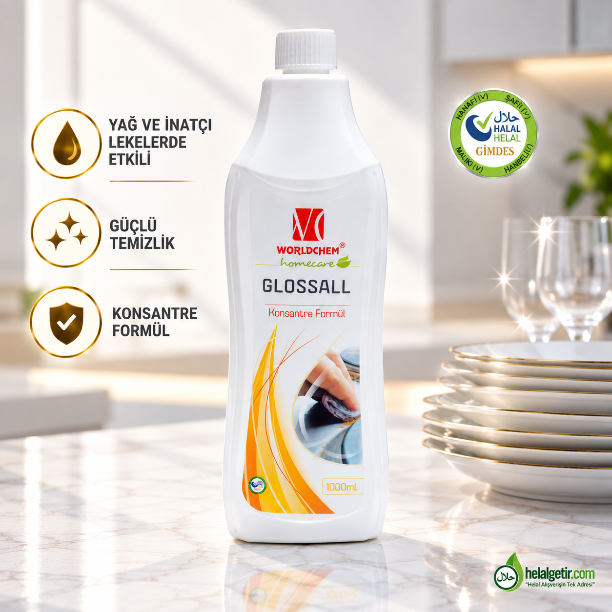 Worldchem Yağ Çözücü Konsantre 1000 ml