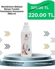 Worldchem Bitkisel Banyo Tuvalet Temizleyici Konsantre 1000 ml