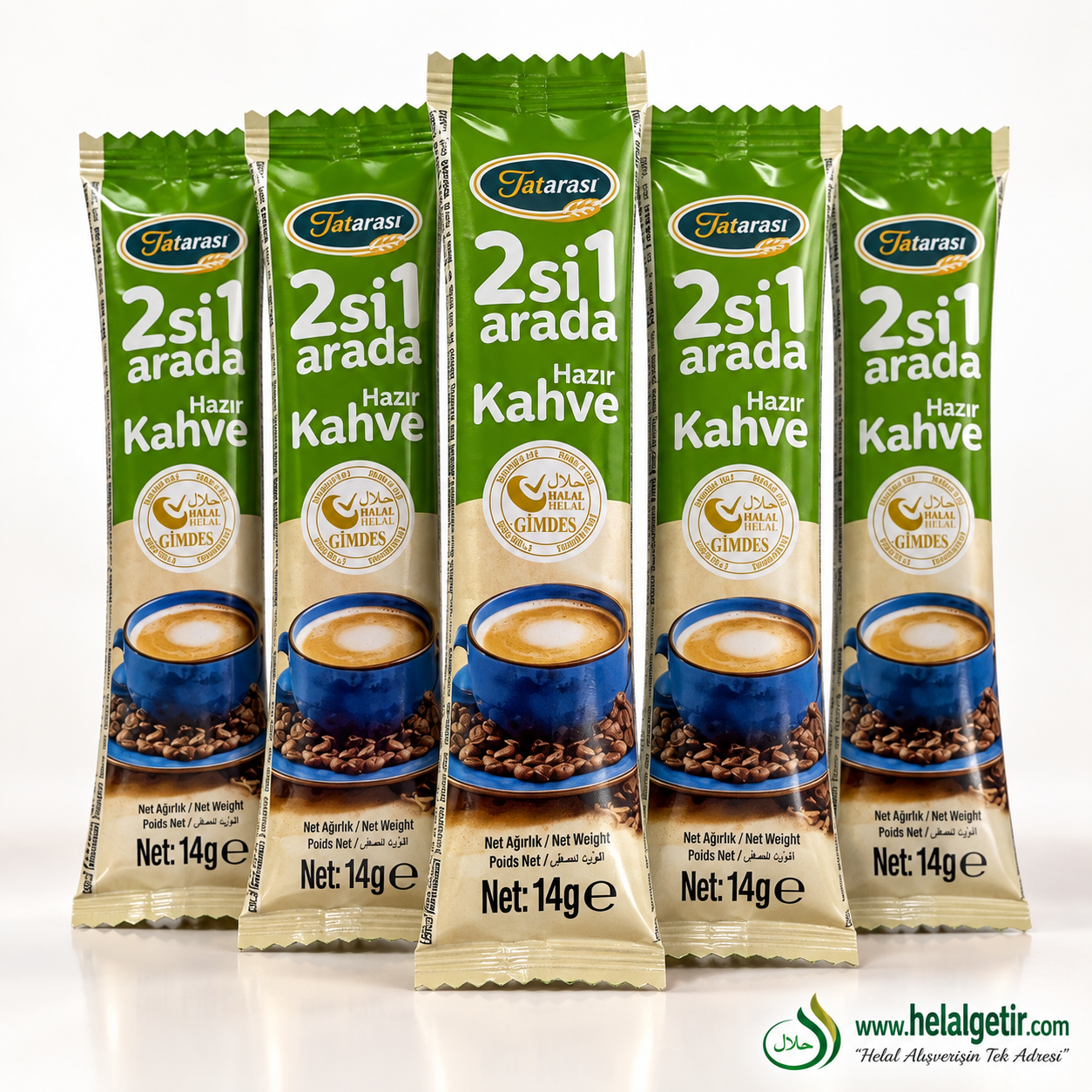 Tatarası 2/1 Kahve 14gr 5li Set