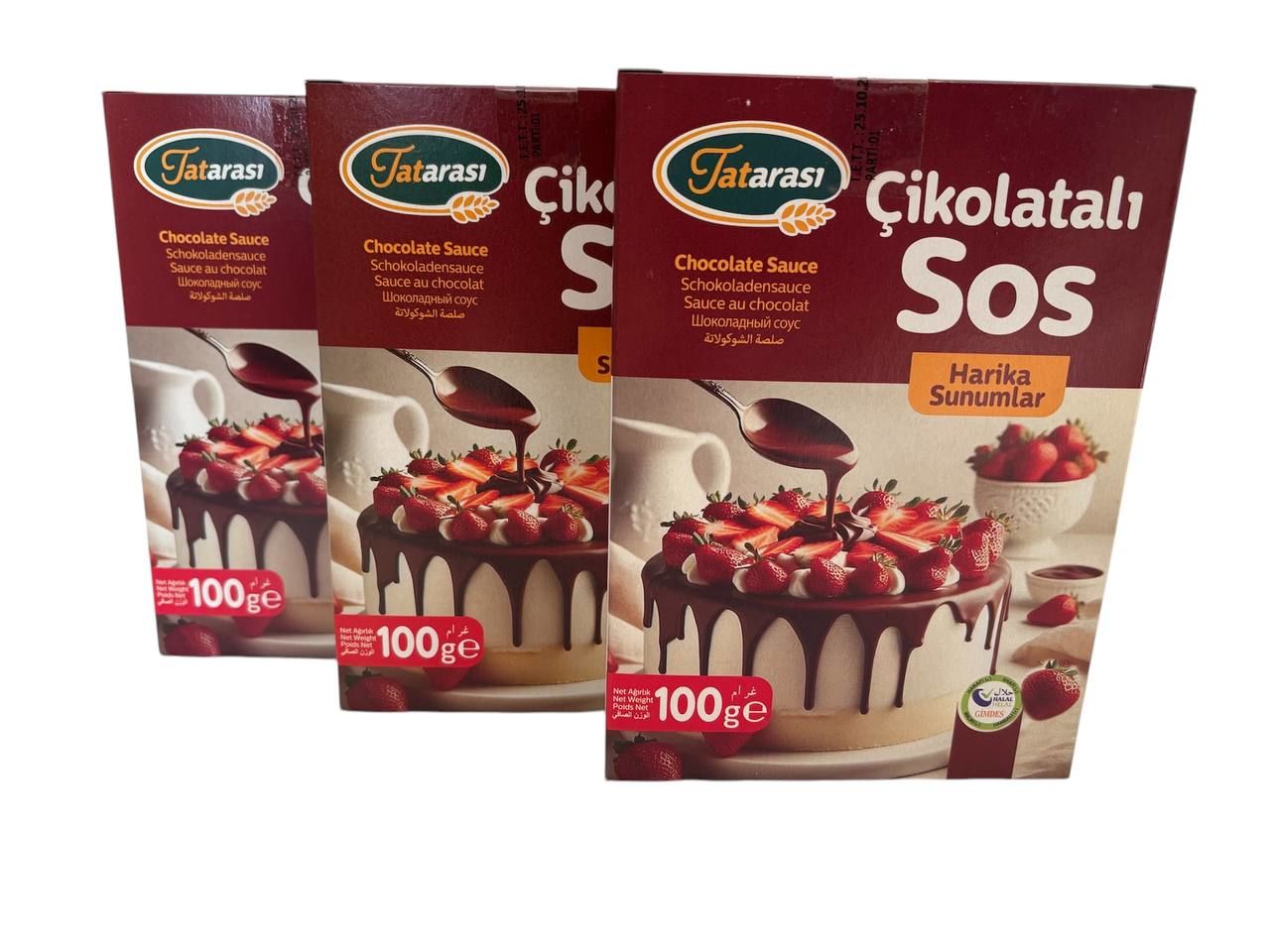 Tatarası Çikolatalı Sos 100 GR*3lü Set