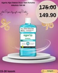 Agarta Ağız Bakım Suyu Tam Koruma Alkolsüz 500 Ml