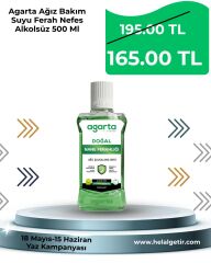 Agarta Ağız Bakım Suyu Ferah Nefes Alkolsüz 500 Ml