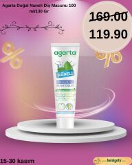 Agarta Doğal Naneli Diş Macunu 100 ml/130 Gr