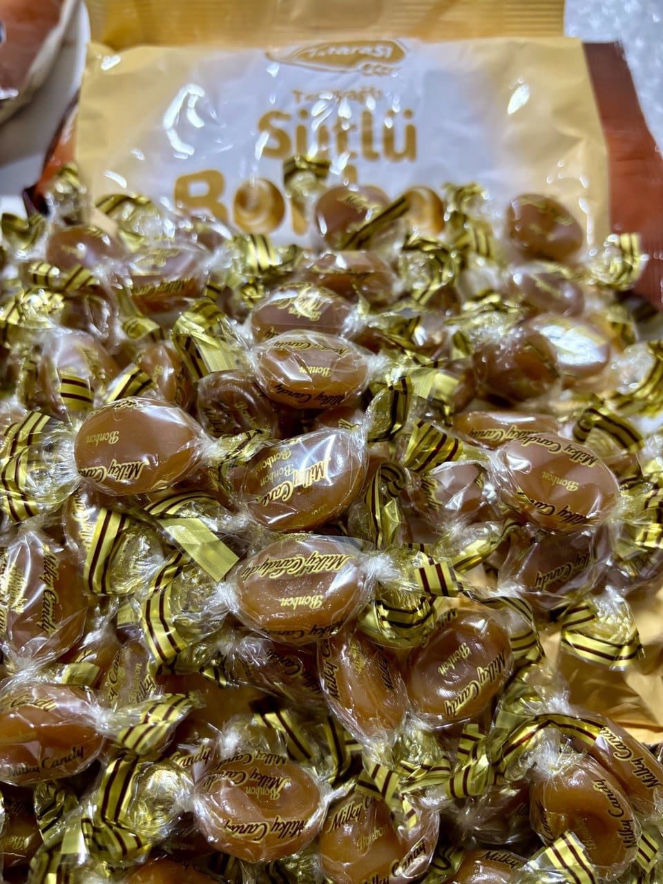 Tatarası Sütlü Tereyağlı Bonbon Şeker 500gr