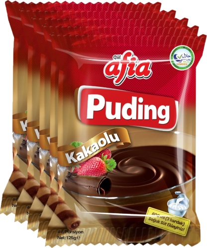 Afia Kakaolu Puding Set 5,li